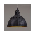 SELETTI Cupolone Quarantacinque resin ceiling lamp - grey