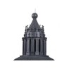 SELETTI Cupolone Quarantacinque resin ceiling lamp - grey