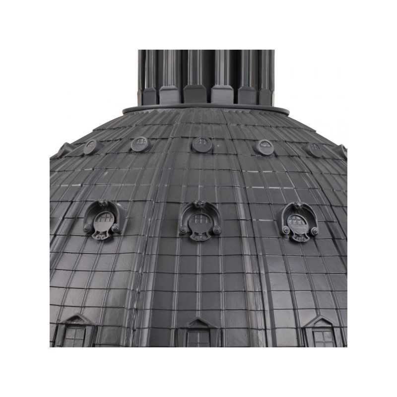 SELETTI Cupolone Quarantacinque resin ceiling lamp - grey