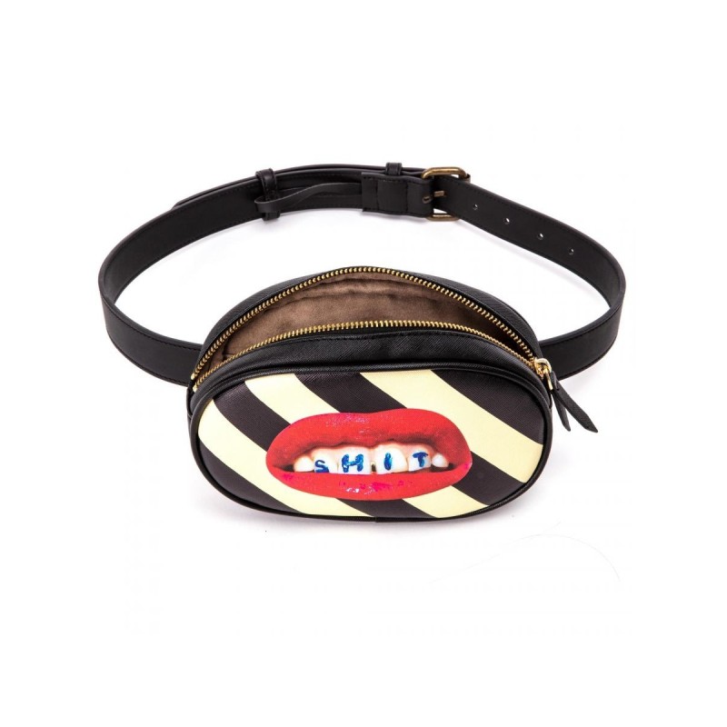 SELETTI Toiletpaper Waist Bag Shit - Stripes