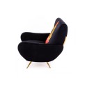 SELETTI Toiletpaper Armchair  - Tongue Black