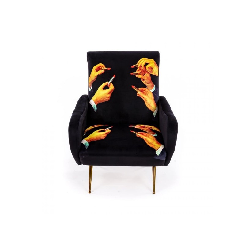 SELETTI Toiletpaper Armchair - Lipstick