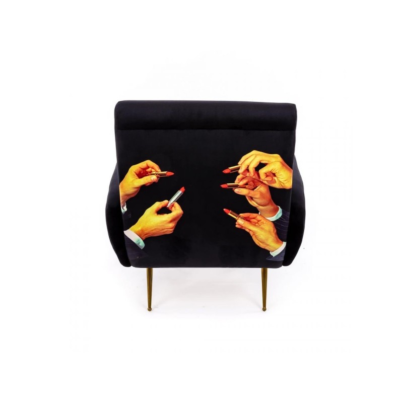 SELETTI Toiletpaper Armchair - Lipstick