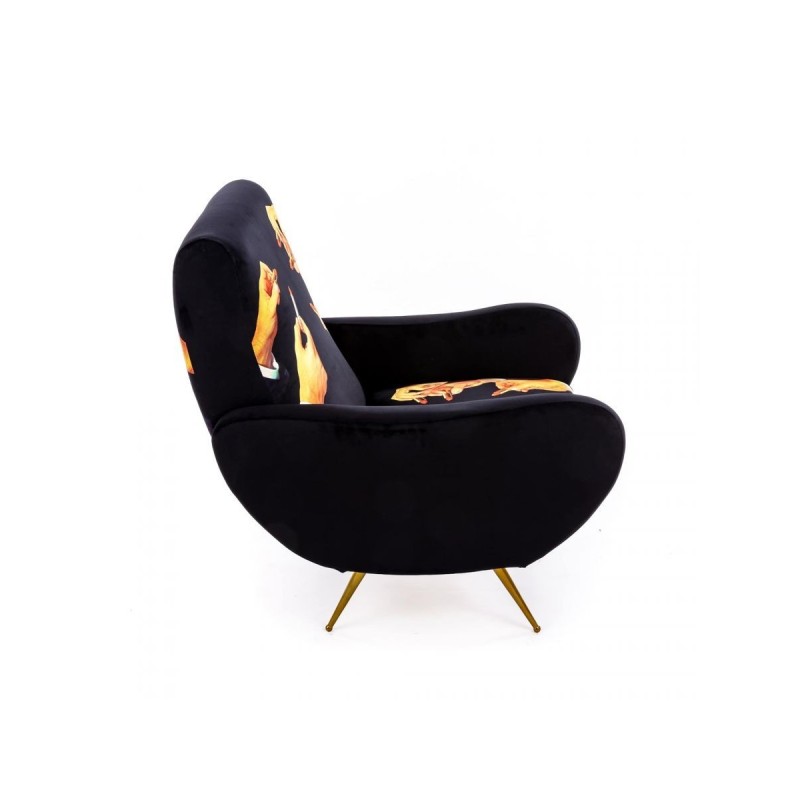 SELETTI Toiletpaper Armchair - Lipstick