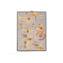 SELETTI Toiletpaper Mirror 30x40 cm - Trumpets