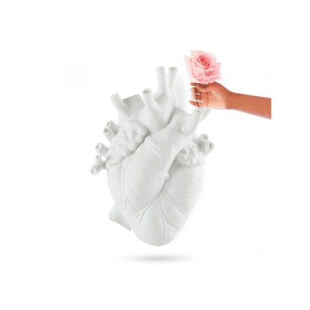 SELETTI Vase en porcelaine "Love In Bloom" (big)