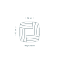 SECTO DESIGN Kuulto 9100 Ceiling lamp