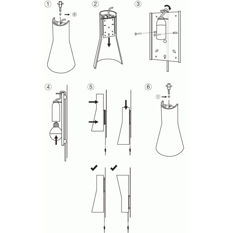 SECTO DESIGN Secto 4230 Wall lamp