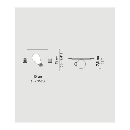 SLAMP Idea recessed Wall Lamp