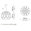 Slamp FLORA MEDIUM - SUSPENSION LAMP