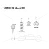 Slamp FLORA MEDIUM - SUSPENSION LAMP
