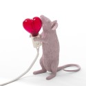 SELETTI Mouse Lamp Standing Love Edition