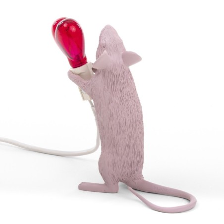 SELETTI Mouse Lamp Standing Love Edition
